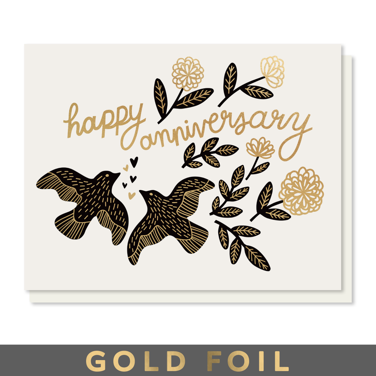 Anniversary Birds Card Case of 6
