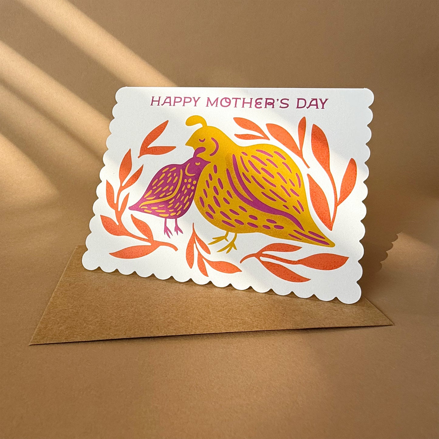 Quail Mother's Day Card Case of 6