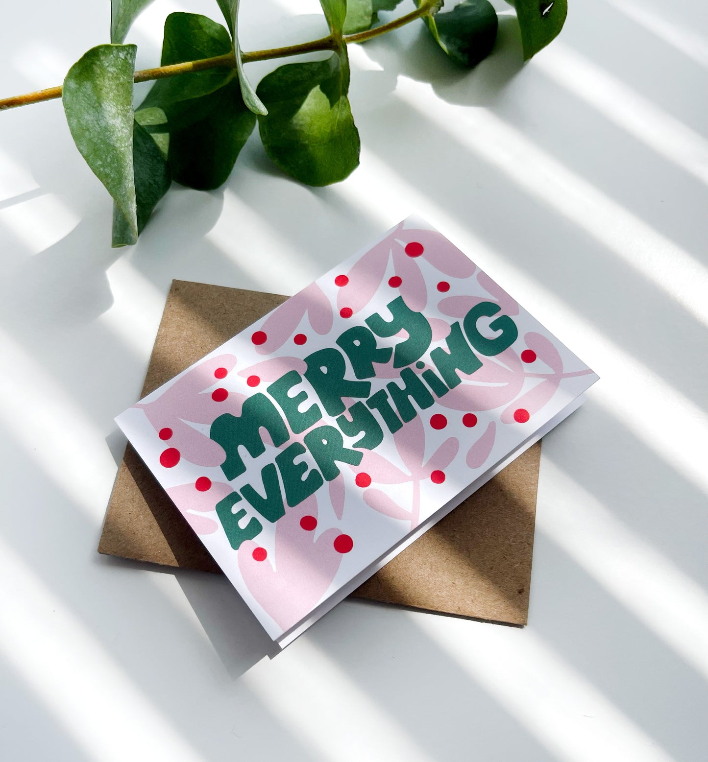 Merry Everything Christmas Holiday Mini Card Case of 6
