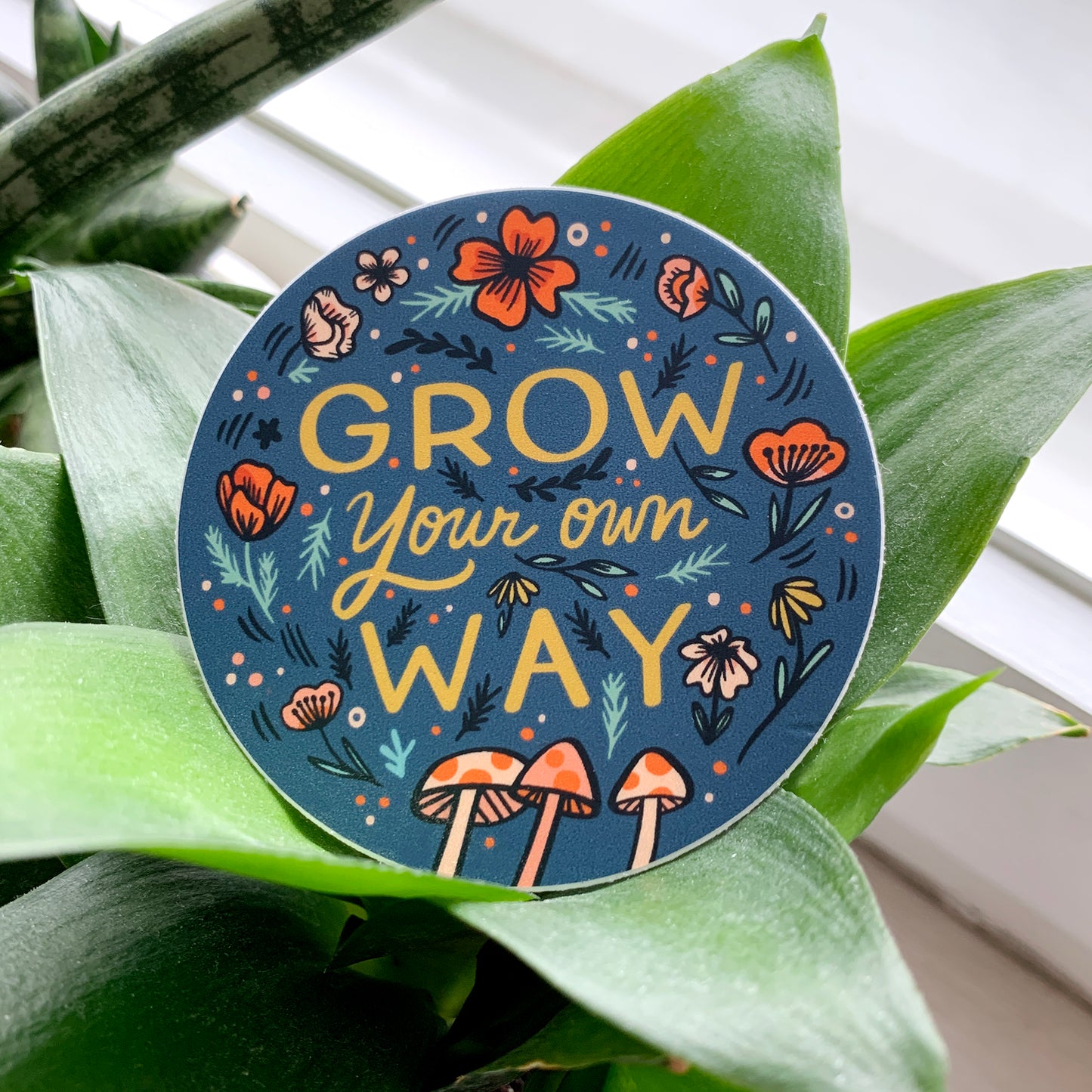 Grow Your Own Way Sticker Case of 6