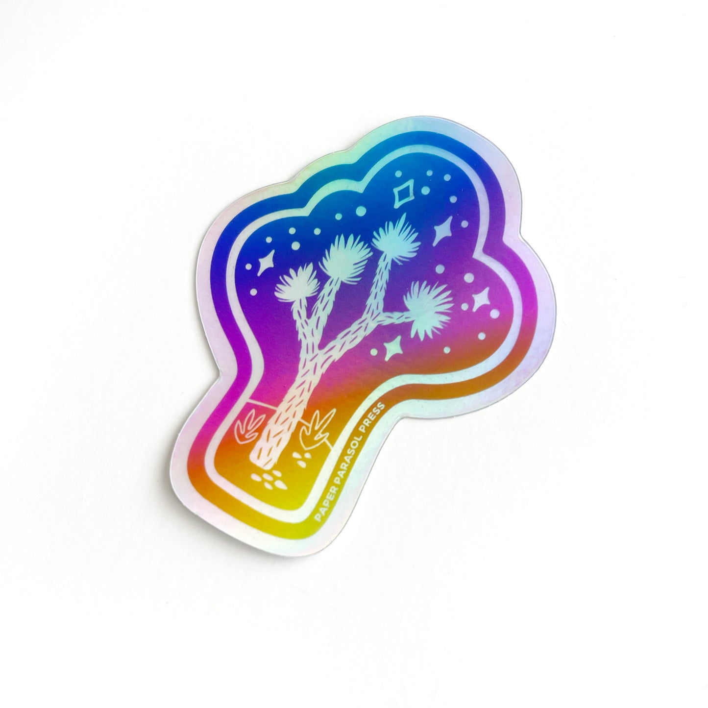 Joshua Tree Magic Holographic Sticker Case of 6