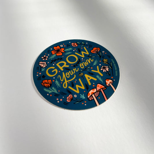 Grow Your Own Way Sticker Case of 6