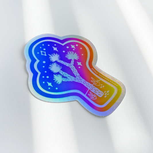Joshua Tree Magic Holographic Sticker Case of 6