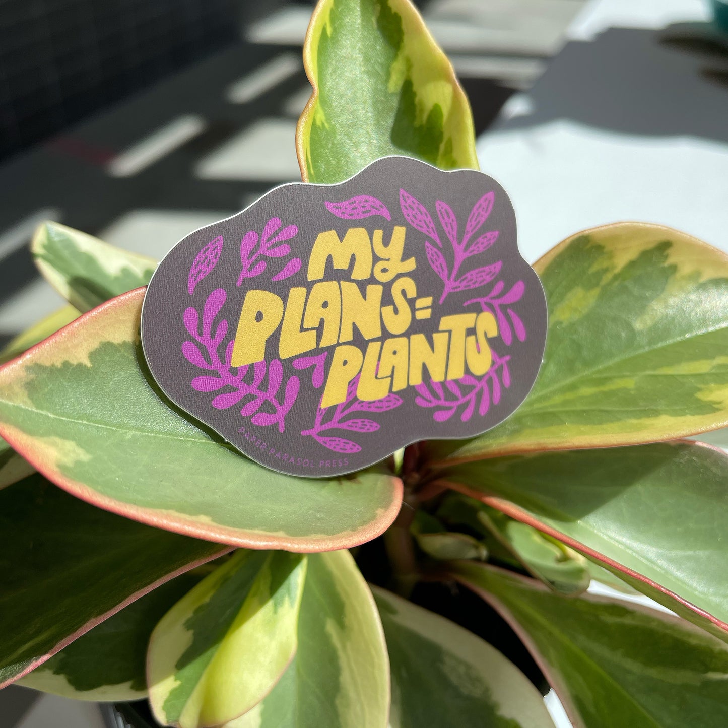 My Plans = Plants Sticker Cast of 6