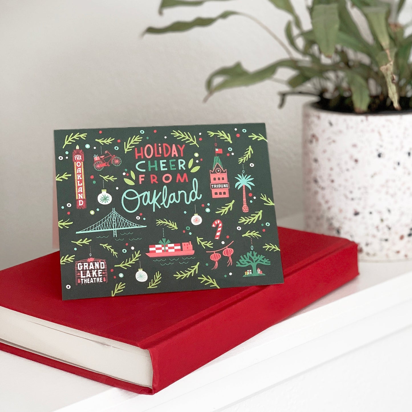 Oakland Ornaments Holiday Card Case of 6 / Box Set of 3