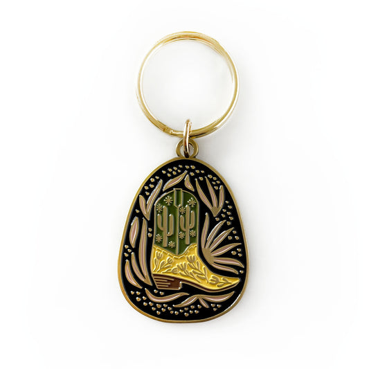 Baja Boot Enamel Keychain Case of 3